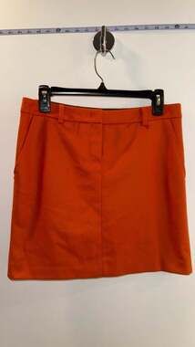 Marc O'Polo Orange Wool Blend Mini Skirt Size 36